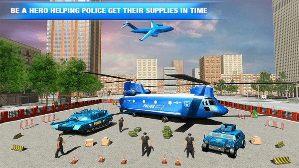 美国警察飞机运输机游戏截图