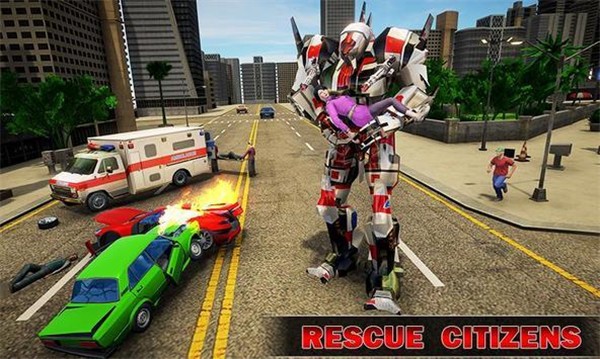 救援城市变形救护机器人 1