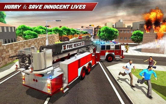 消防车驾驶救援911截图