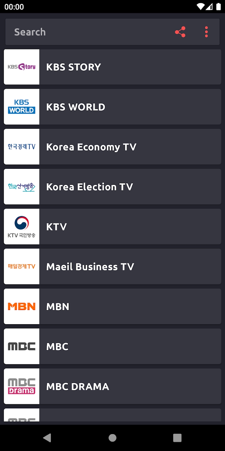 Korean TV韩国电视直播线上看截图