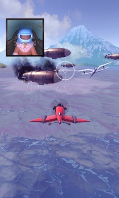 深红战斗机 1