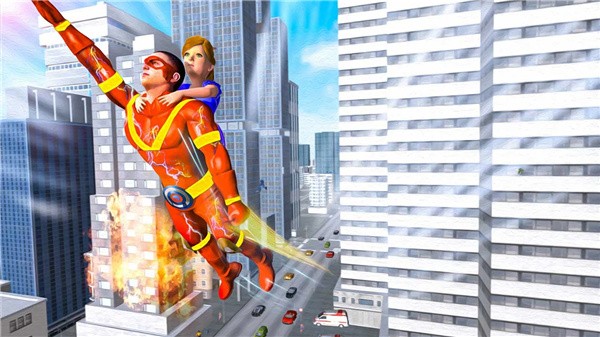 飞行超人城市英雄 1