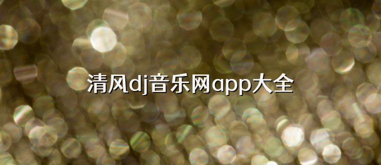 清风dj音乐网app大全