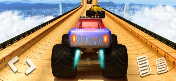 怪物大脚车特技Monster TruckStunt Car Game截图