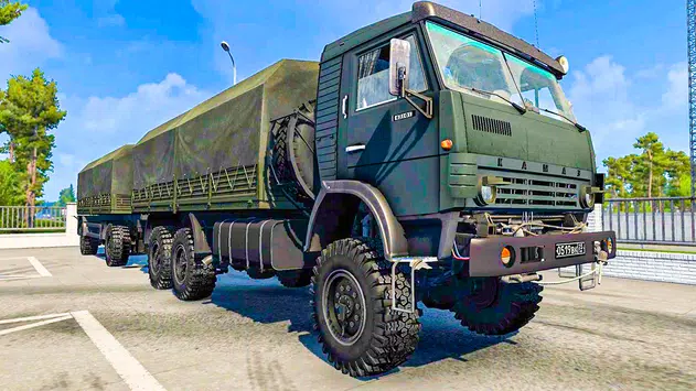 军队货车驾驶3D 1