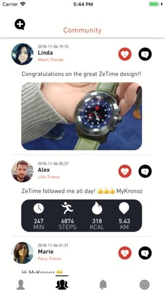 mykronoz智能手表app截图