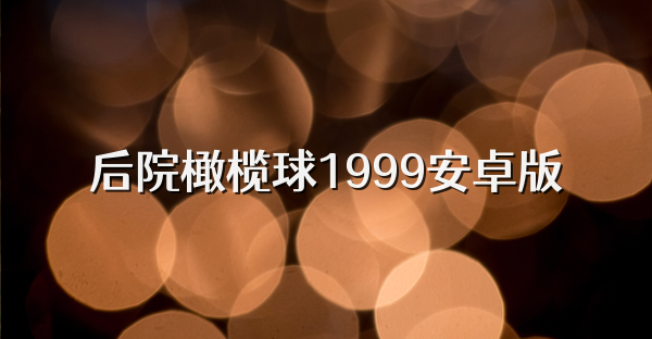 后院橄榄球1999安卓版