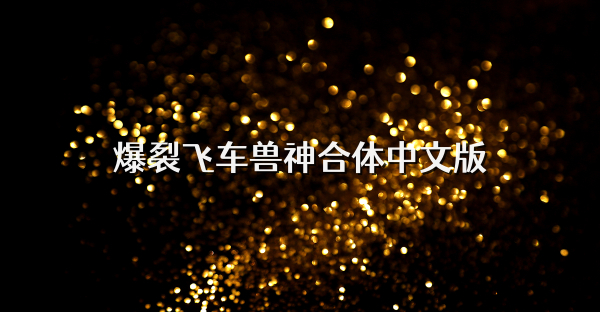 爆裂飞车兽神合体中文版