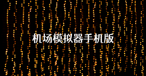 机场模拟器手机版