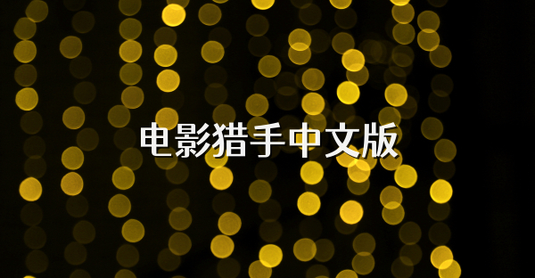 电影猎手中文版