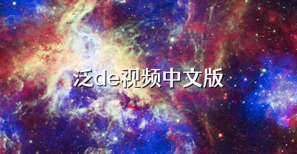 泛de视频中文版