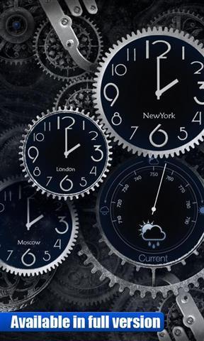 Black Clock Wallpaper Lite时钟动态壁纸app 1