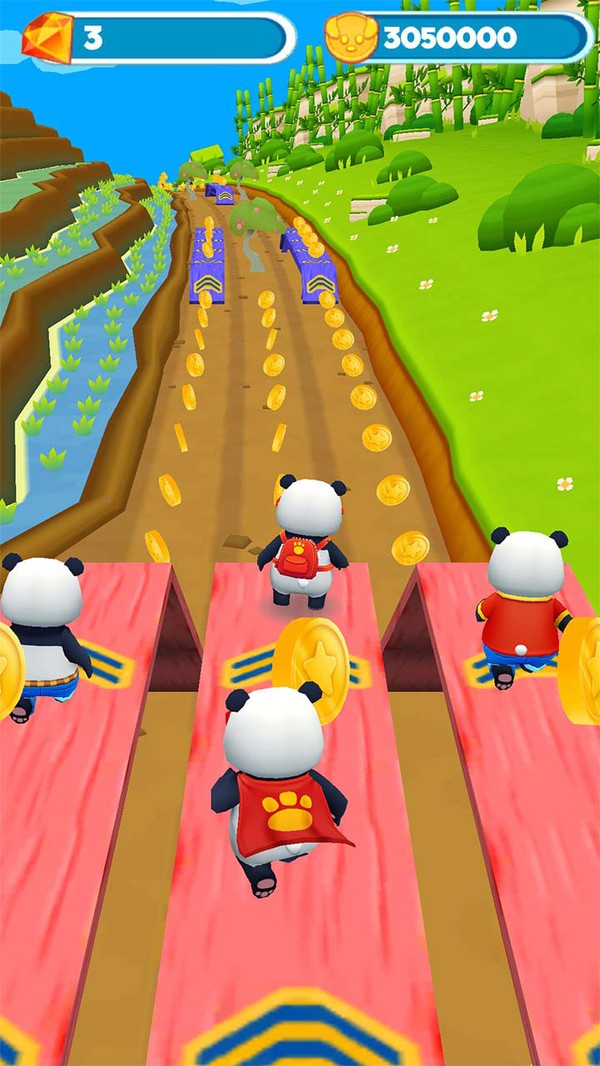 熊猫跑步冒险截图