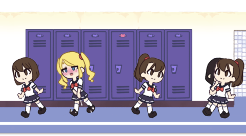 女子学校储物柜截图