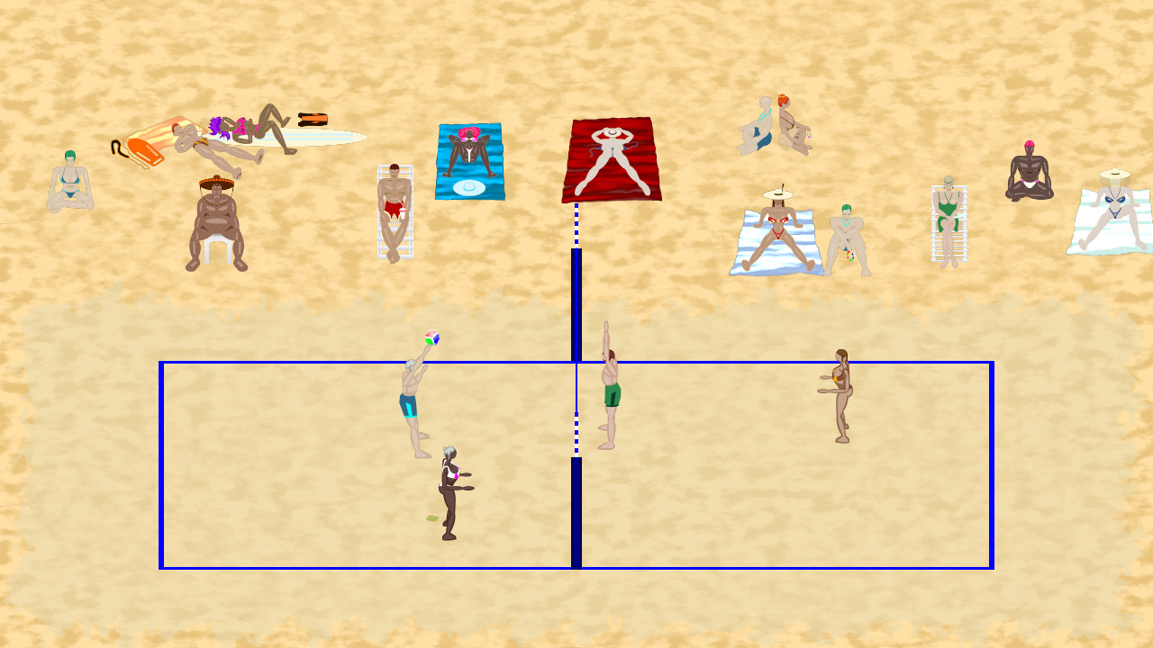 夏日沙滩排球比赛手游截图