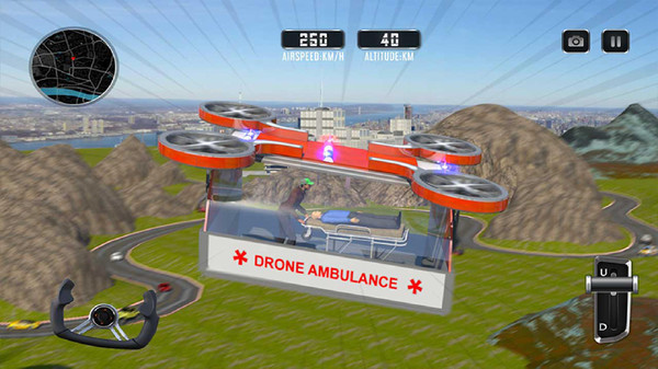 无人机救护车模拟器2024游戏 1