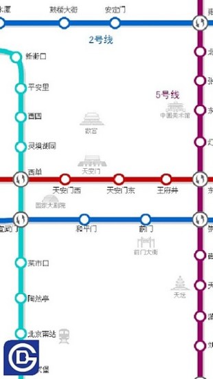 北京地铁地图 2