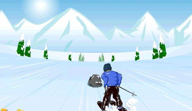 滑雪冒险游戏