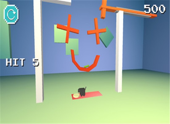 方块猫与黄瓜游戏截图