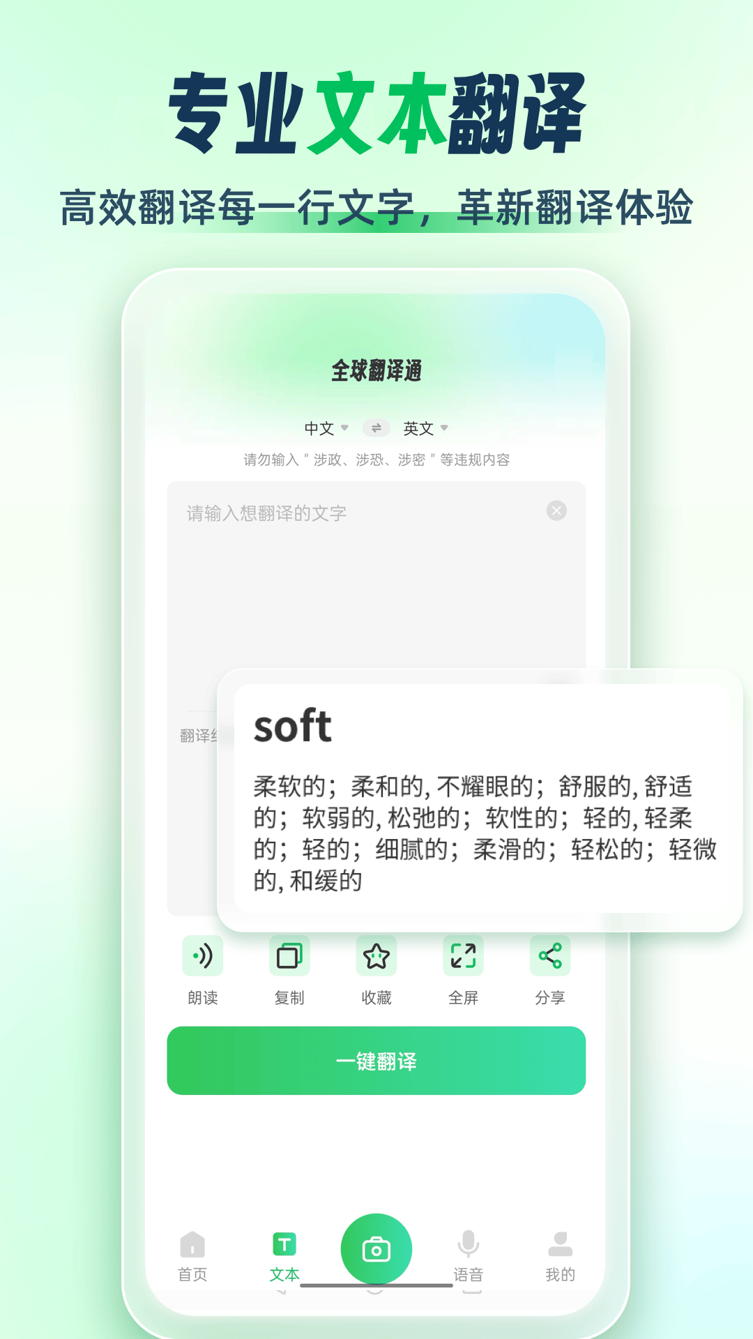 全球翻译通免费版截图