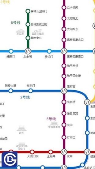 北京地铁地图 1