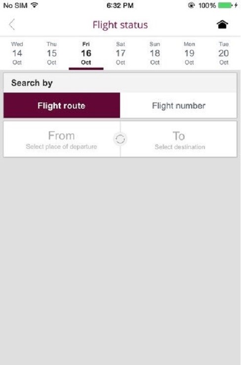 卡塔尔航空app截图