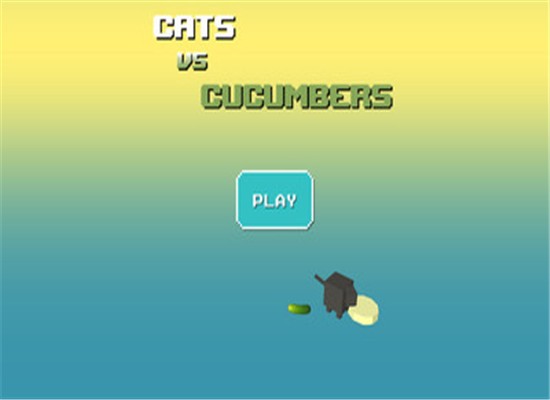方块猫与黄瓜游戏截图