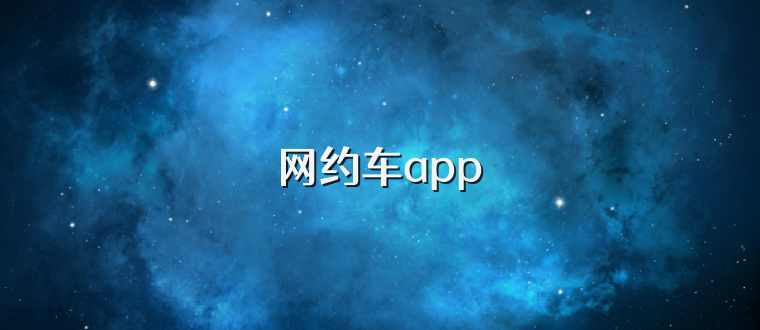 网约车app