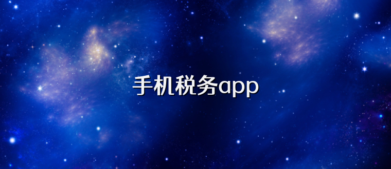 手机税务app