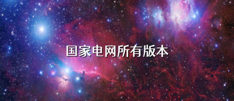 国家电网所有版本