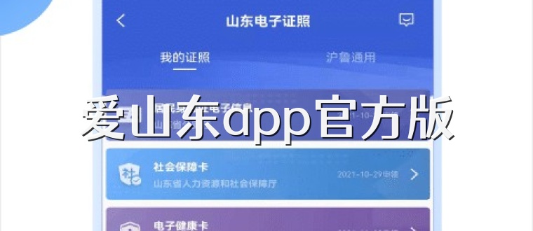 爱山东app官方版