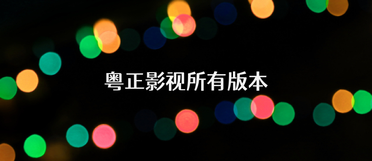 粤正影视所有版本
