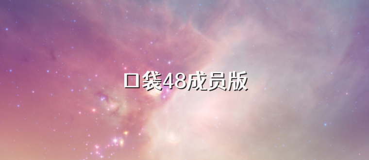 口袋48成员版