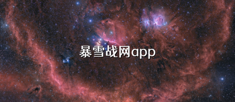 暴雪战网app