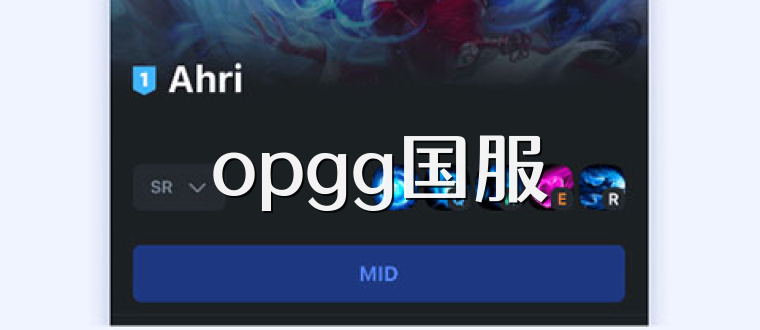opgg国服