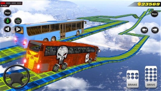 天空轨道巴士驾驶模拟3D 1