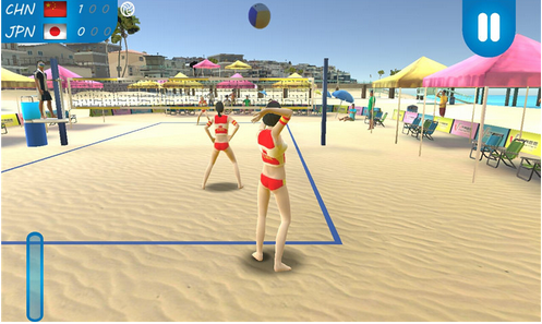 沙滩排球赛版截图