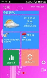 天气预报截图