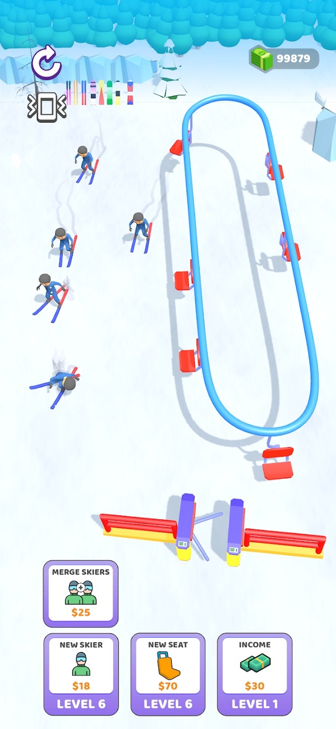 滑雪缆车点击器截图