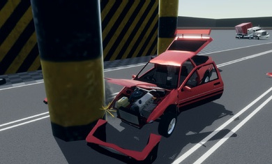 汽车碰撞模拟器沙盒截图