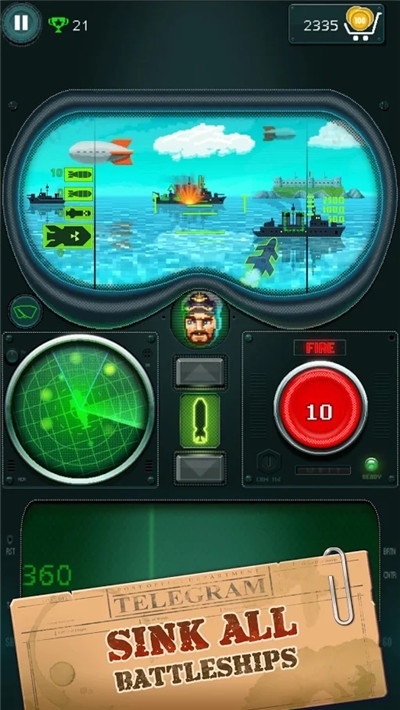 沉没潜艇鱼雷攻击截图