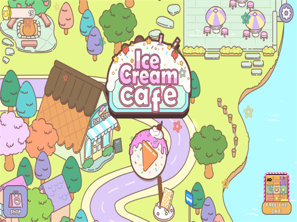 冰淇淋咖啡馆游戏截图