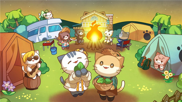 猫咪森林露营地的故事截图
